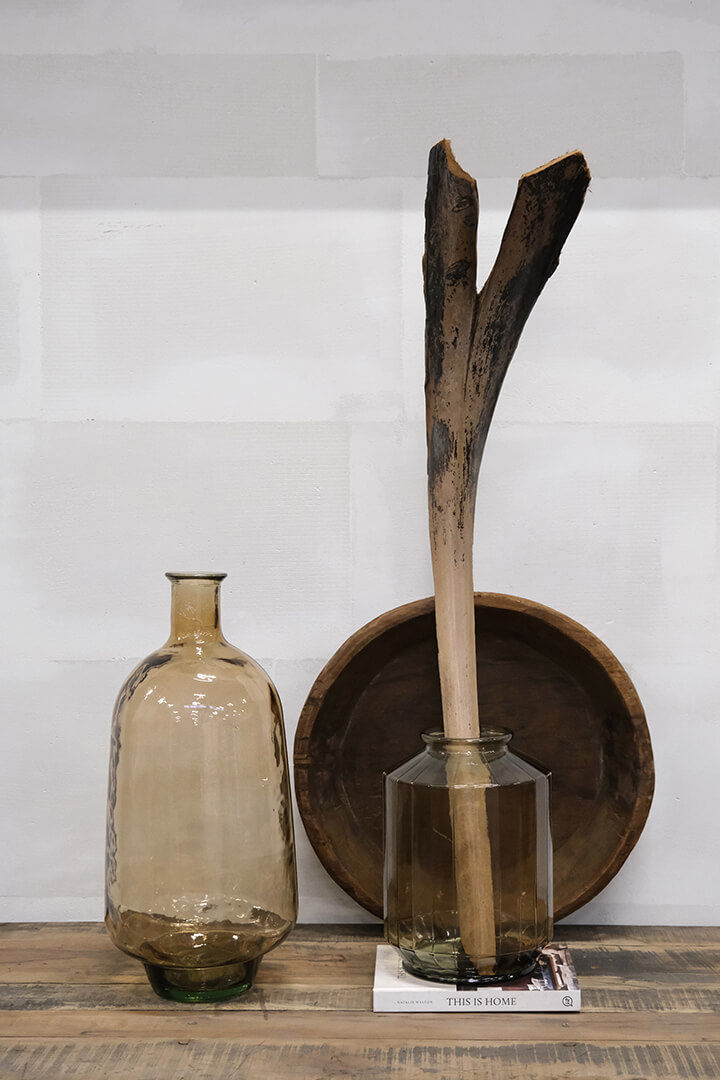 Trademark Living The Edge vase XL - røgfarvet