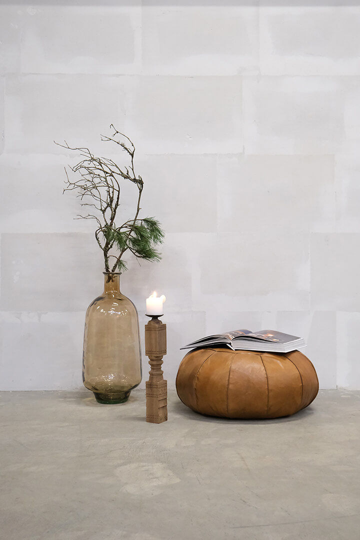 Trademark Living Joy gulvvase høj - røgfarvet