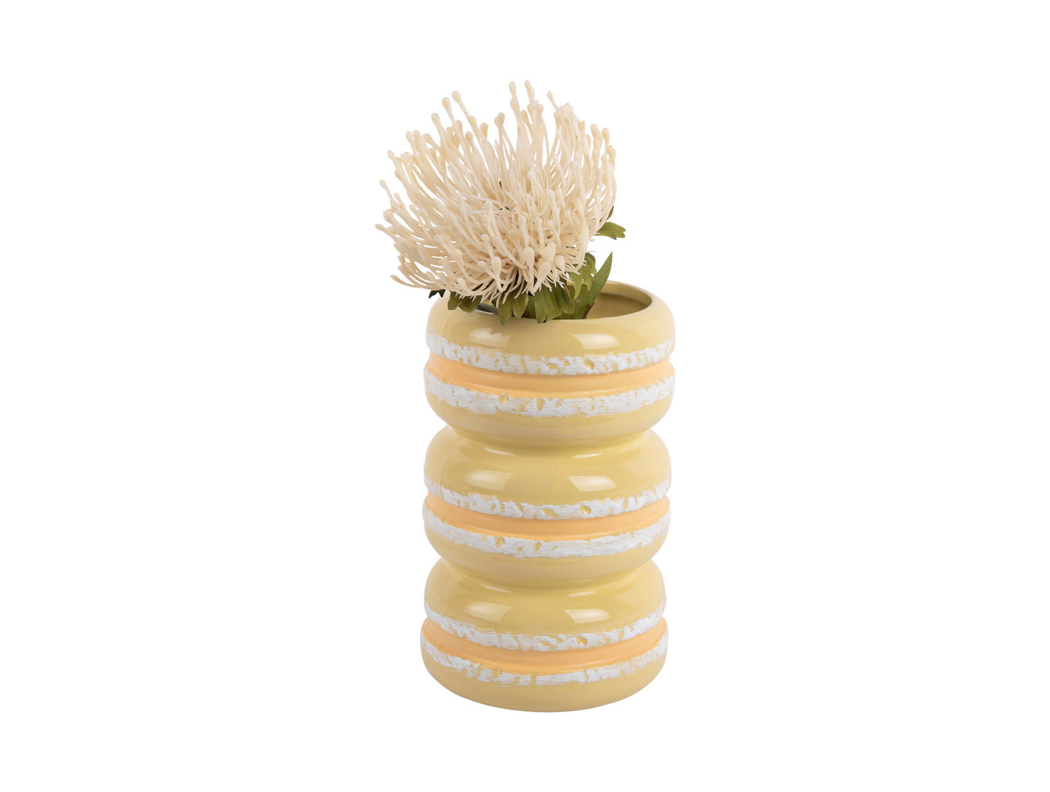 Present Time Vase Macaron blød gul