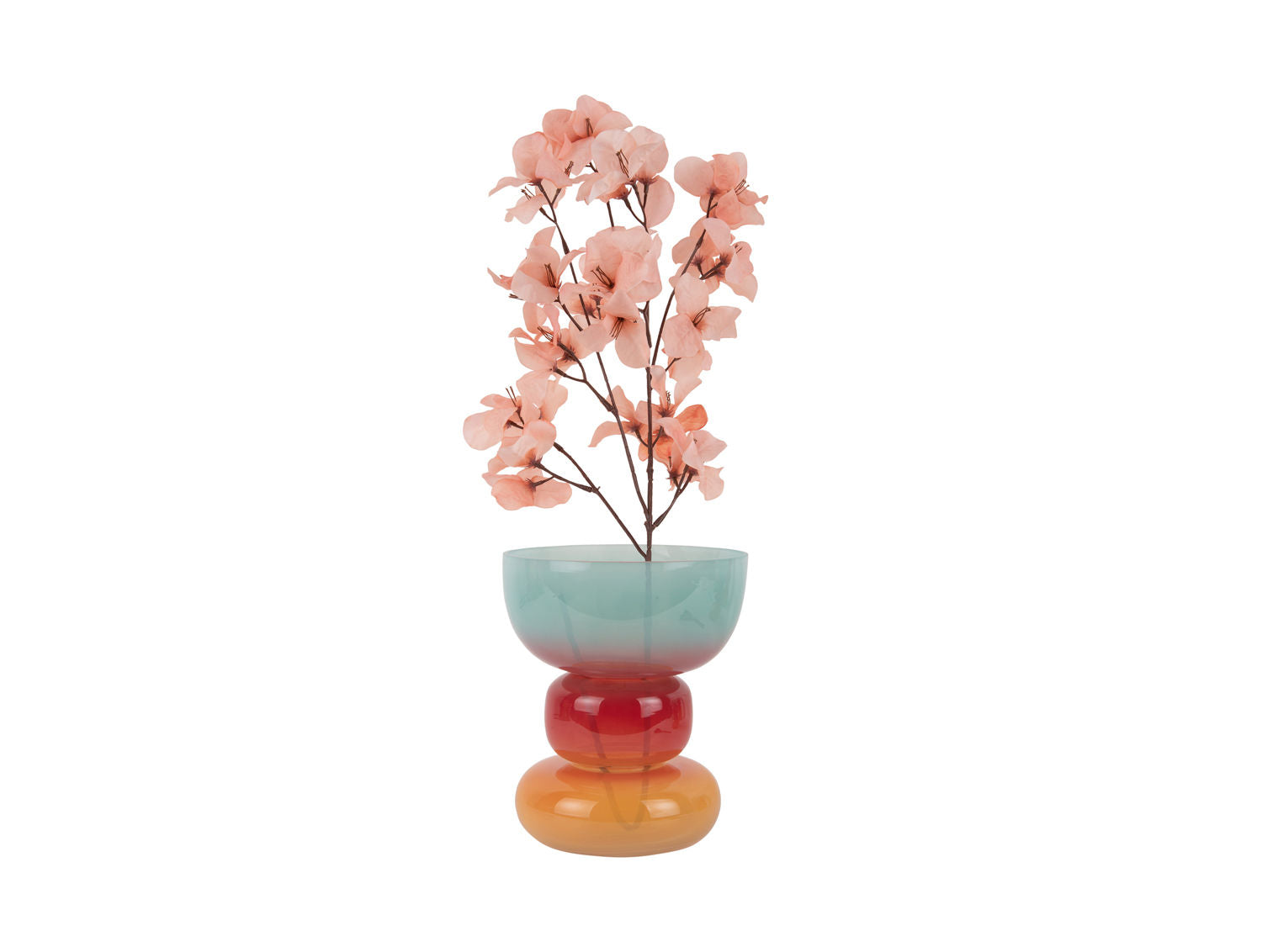 Present Time Vase Summer Vibes glas bred multi farve