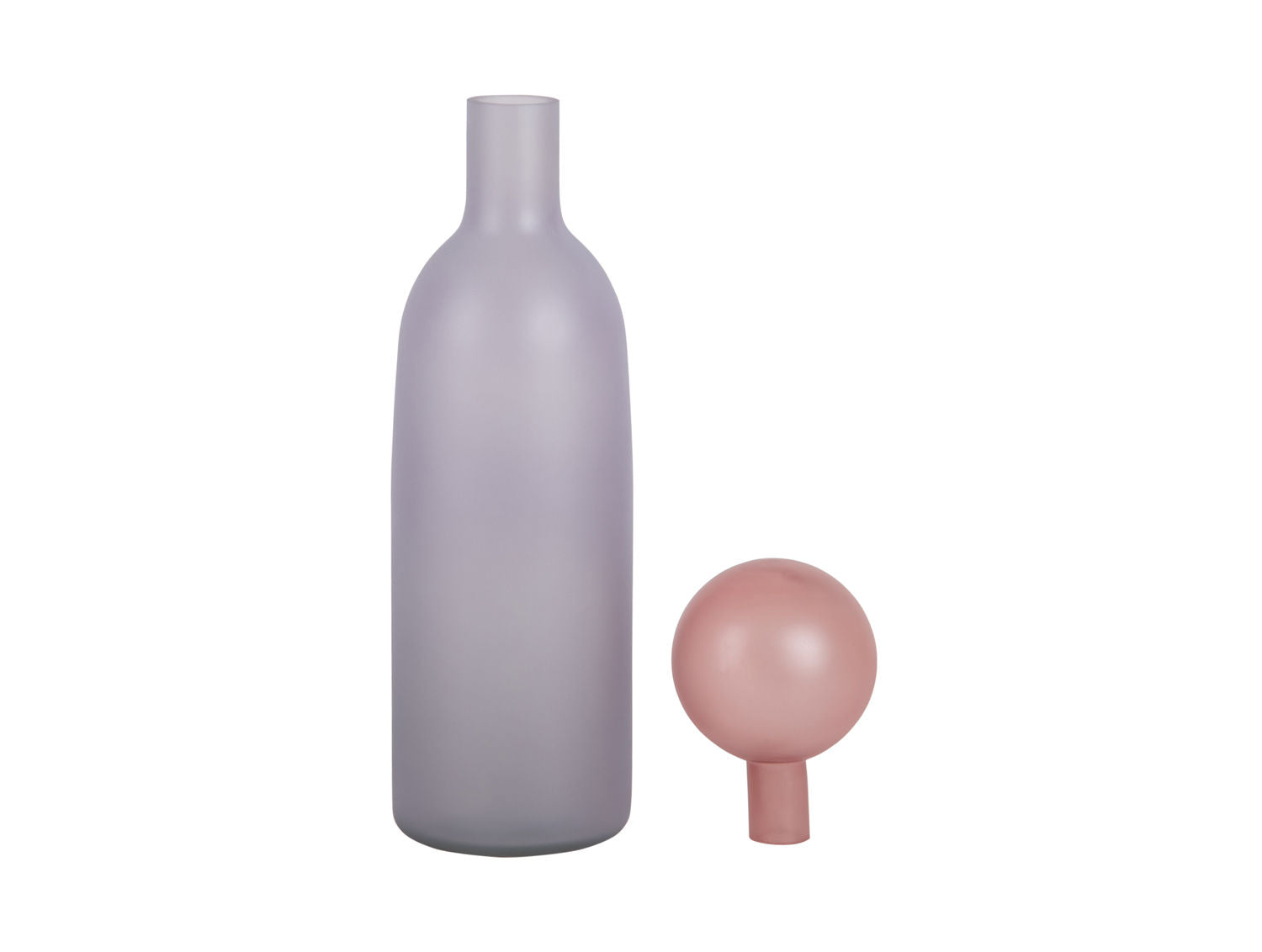 Present Time Vase Alegre Botellin blød lilla m. blød pink