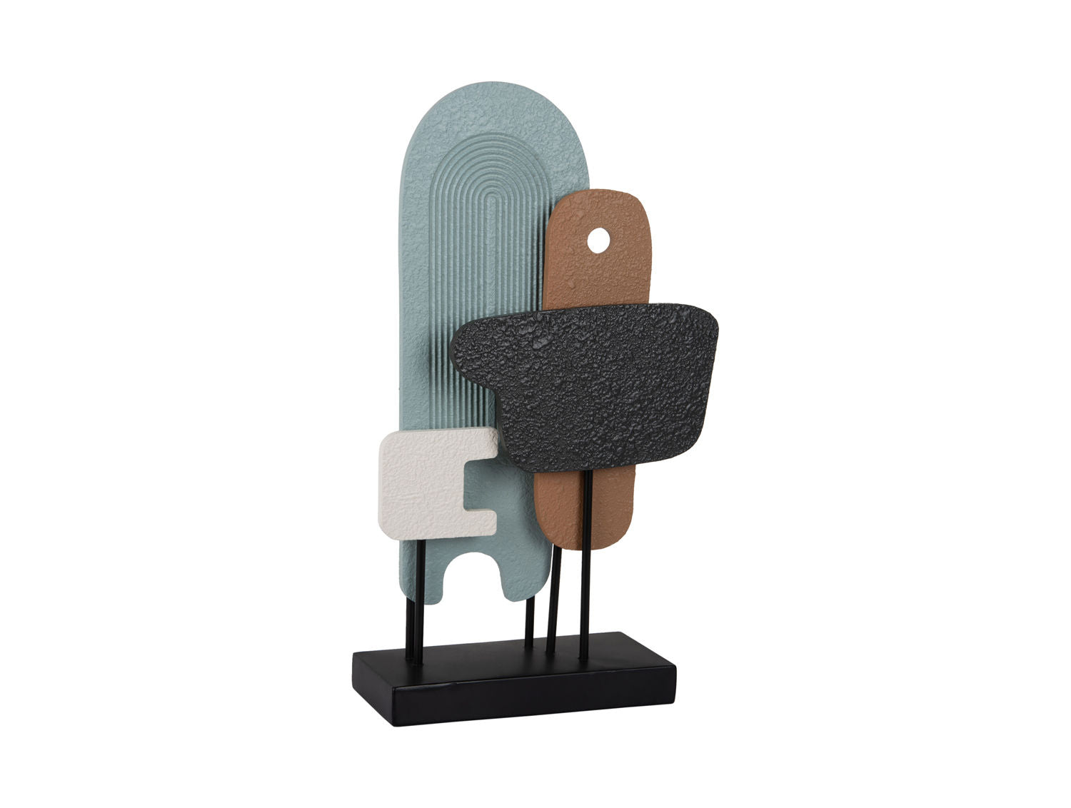 Present Time statue abstrakt kunst lille multi farve