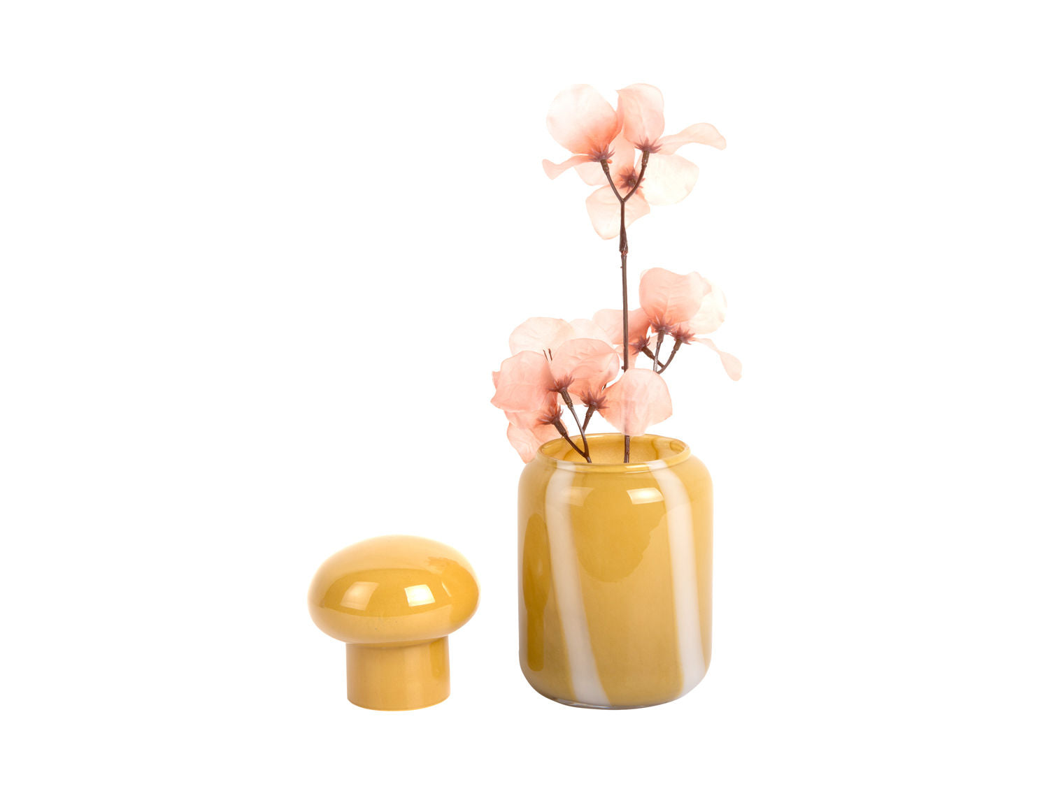 Present Time Vase Dulce Raya lille okkergul