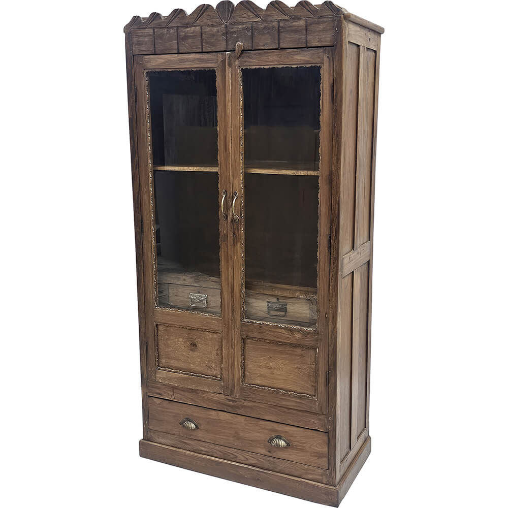 Trademark Living Stort gammelt vitrineskab