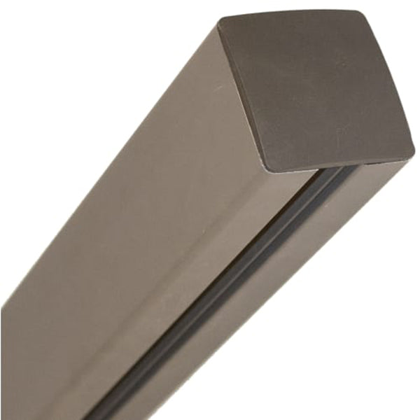 NSH Premium hegnsstolpe antracitgrå aluminium 6x6x180 cm