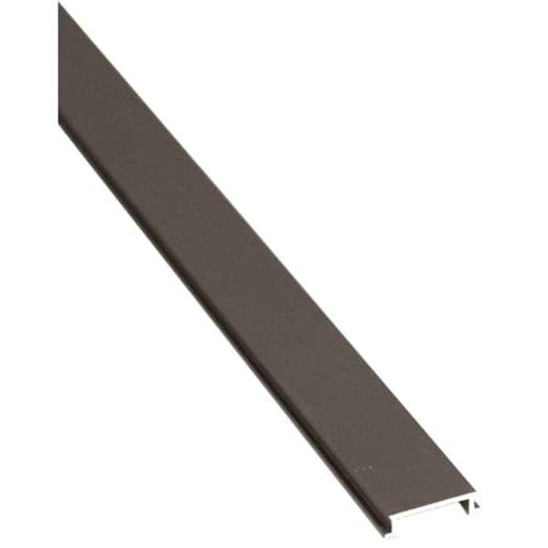 NSH stolpedækskinne antracitgrå aluminium 200 cm