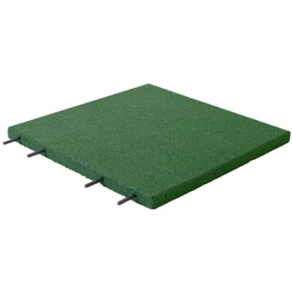 NSH Gummiflise grøn - 50x50x3 cm