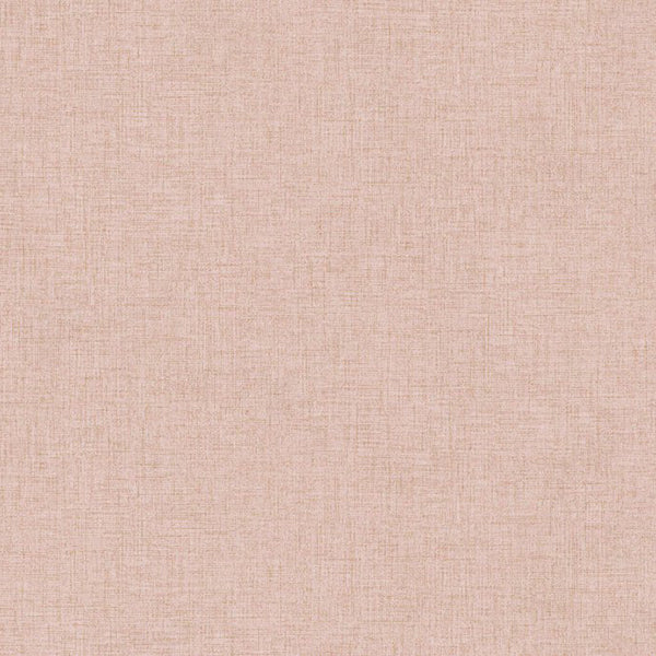 Tapet ensfarvet retro i lys rosa 0,53x10,05 meter