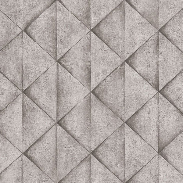 Tapet lignende cement fliser i grå farver 0,53x10,05