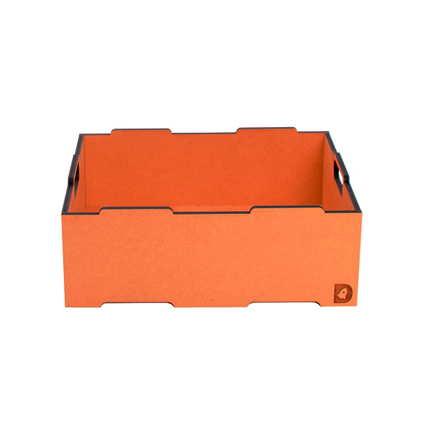 Stor Lena stabelkasse Orange 40x30x15 cm