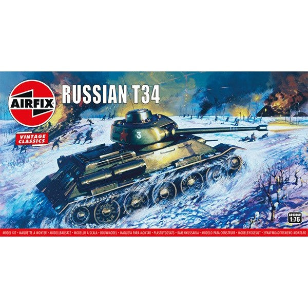 T-34 Tank russisk 1:76 AIRFIX