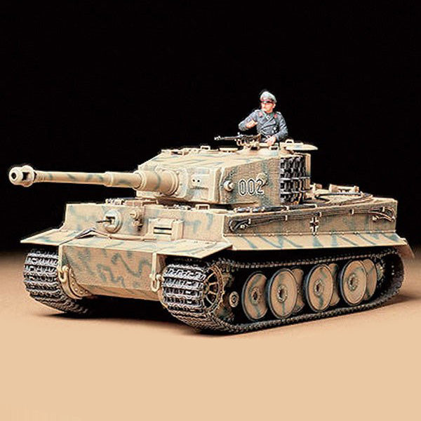 German Tiger I Mid kampvogn 1:35 Tamiya
