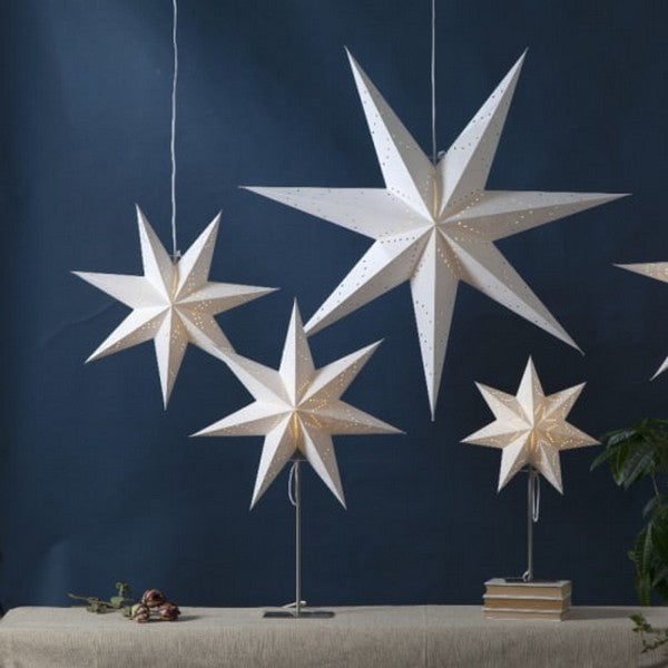 Star Trading Sensy julestjerne hvid Ø54 cm