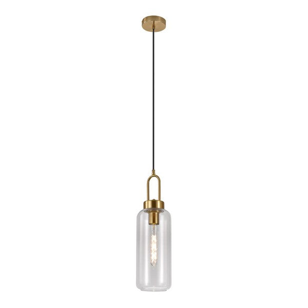 Luton Pendel messing klar glas ø13x150 cm