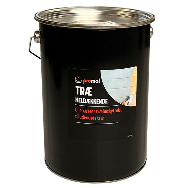 Promal Træbeskyttelse heldækkende olie 5 liter - Antrazit - Ral 7016