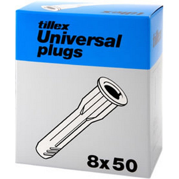 Plugs UNI UPK8 8x50 mm grå 100 stk/æske