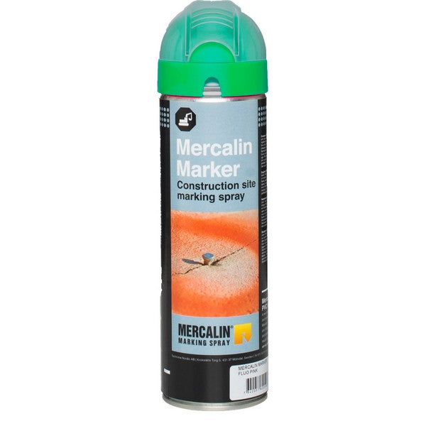 Mercalin mærkespray 500 ml fluorescerende grøn