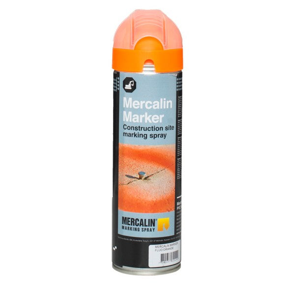 Mercalin mærkespray 500 ml fluorescerende orange