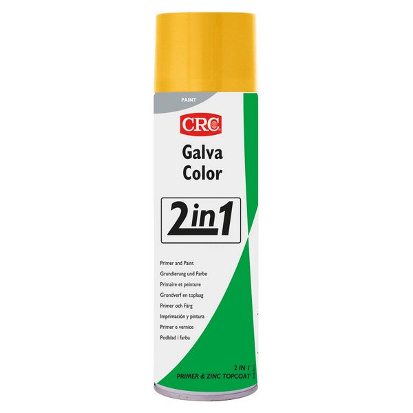 Rustbeskyttende spraymaling GalvaColor Gul RAL 1004, 500 ml