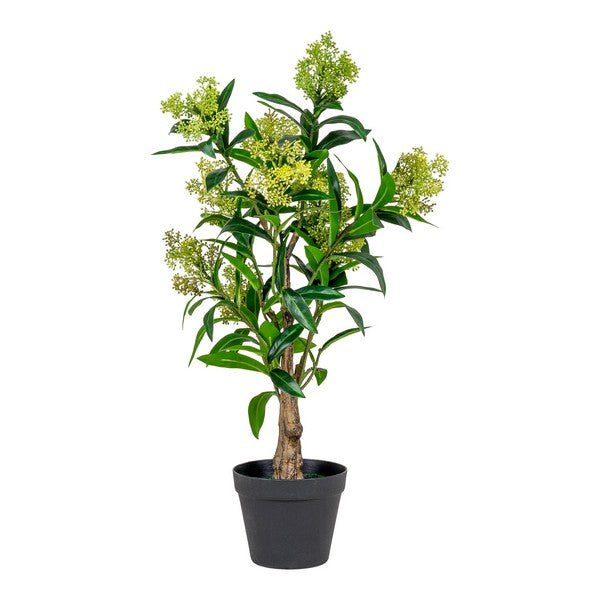 Skimmia Træ  - Kunstig plante, grøn, 75 cm