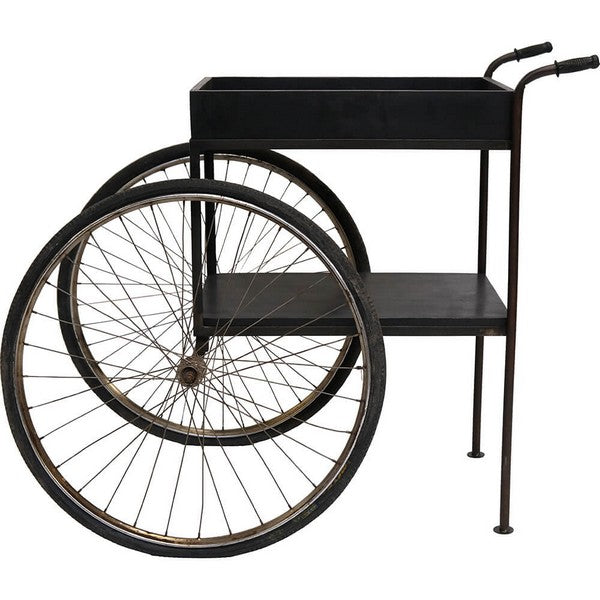 Tufts bakkebord med cykelhjul 90x74x107 cm