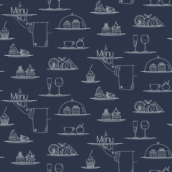 Tapet Chalkboard Menu 0,53x10 meter
