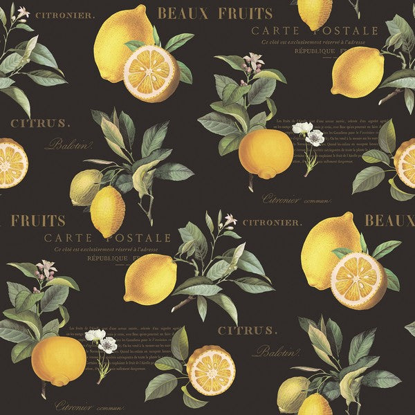 Tapet Citron Botanical 0,53x10 meter