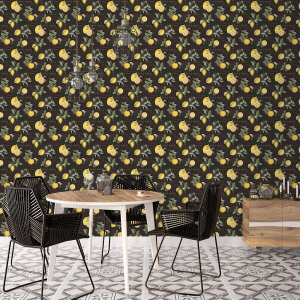 Tapet Citron Botanical 0,53x10 meter