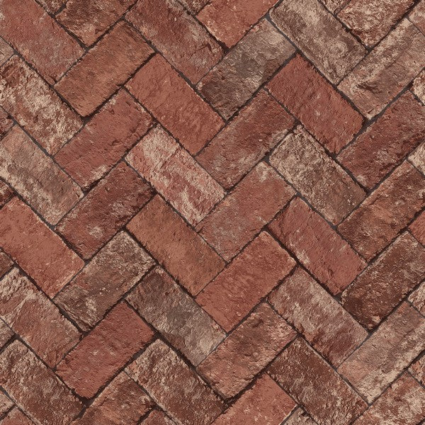 Tapet Herringbone Brick 0,53x10 meter
