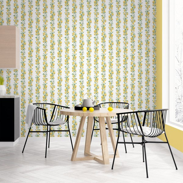 Tapet Lemon Stripe 0,53x10 meter