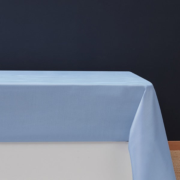 By Skagen glat lagen bomuldssatin 150x250 cm Lys blå