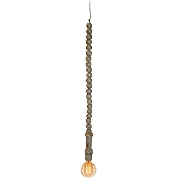 Bruce loftslampe i træ - antikgrå 103x5x5 cm