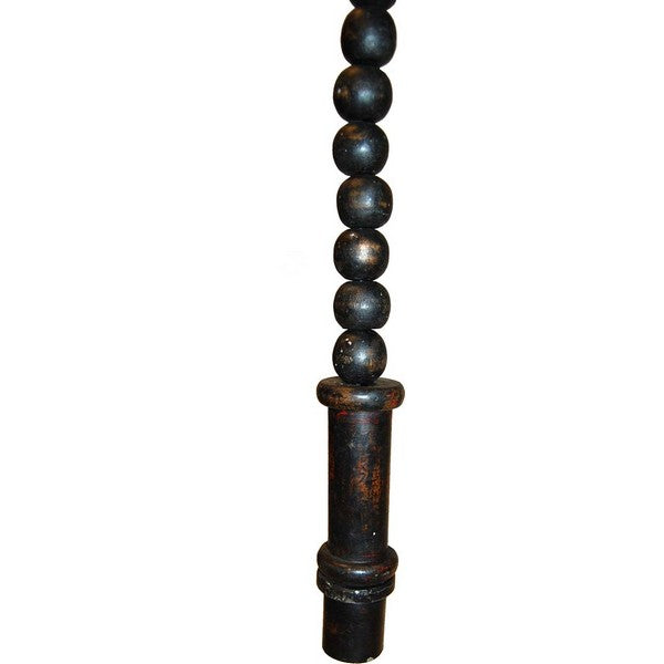 Bruce hængelampe i træ - antiksort 103x5x5 cm