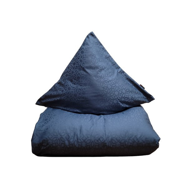 By Skagen sengetøj Nicoline bomuldssatin mørkeblå 140x220 cm