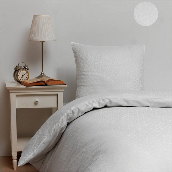By Skagen sengetøj Nicoline bomuldssatin hvid 140x220 cm