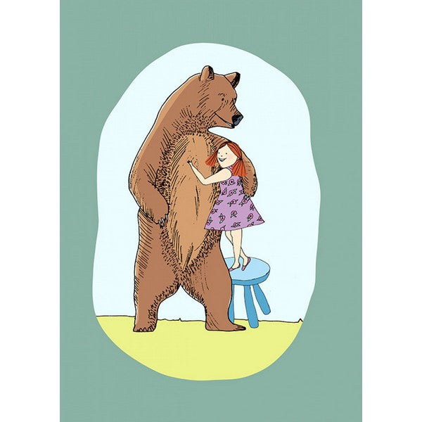 Plakat Lili og Bjørnen - 50x70 cm