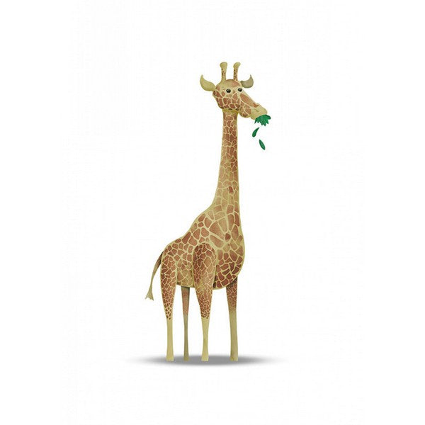 Plakat dyr giraf - 50x70 cm