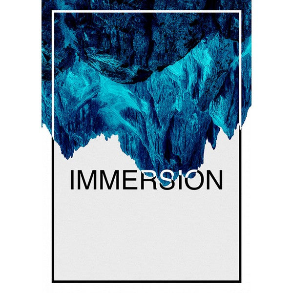 Plakat Immersion Blue - 30x40 cm