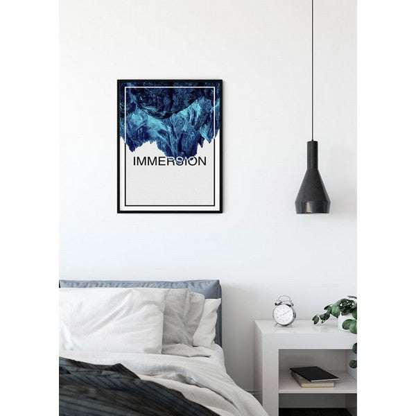 Plakat Immersion Blue - 30x40 cm