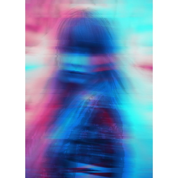 Plakat Neon Girl - 30x40 cm