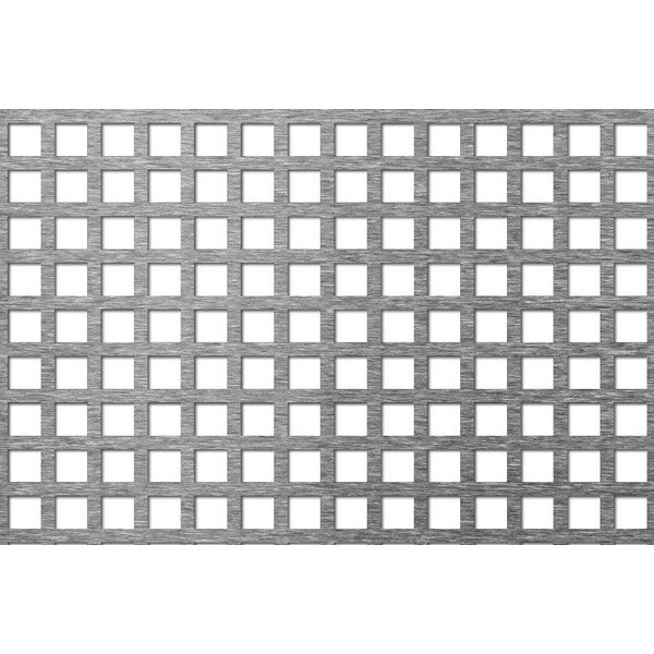 Perforeret sendzimir galvaniseret plade 1x1000x2000 mm 50,79% luft