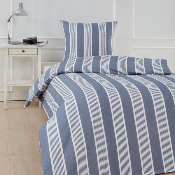 By Skagen sengetøj Rocca bomuld stribet 140x200 cm