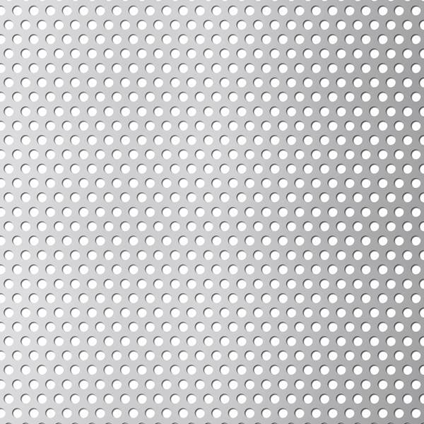 Perforeret Aluminium plade 1x1000x2000 mm runde huller Ø3 mm