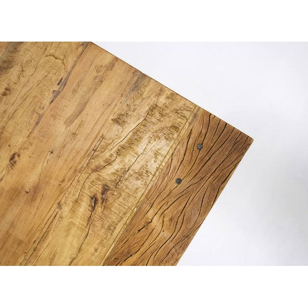 Spisebord med jernunderstel 76x153x70 cm