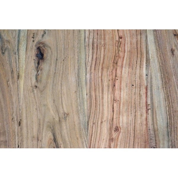 Sinan træbordplade i rustikt træ - ø 70 cm 3,5x70x70 cm