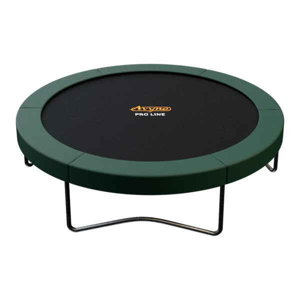 Trampolin royal m/sikkerhedsnet og stige Ø4,3 meter grøn