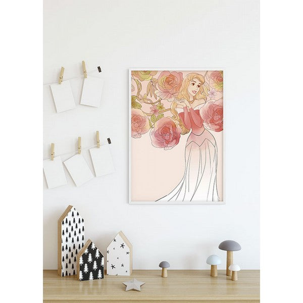 Plakat Tornerose roser - 50x70 cm