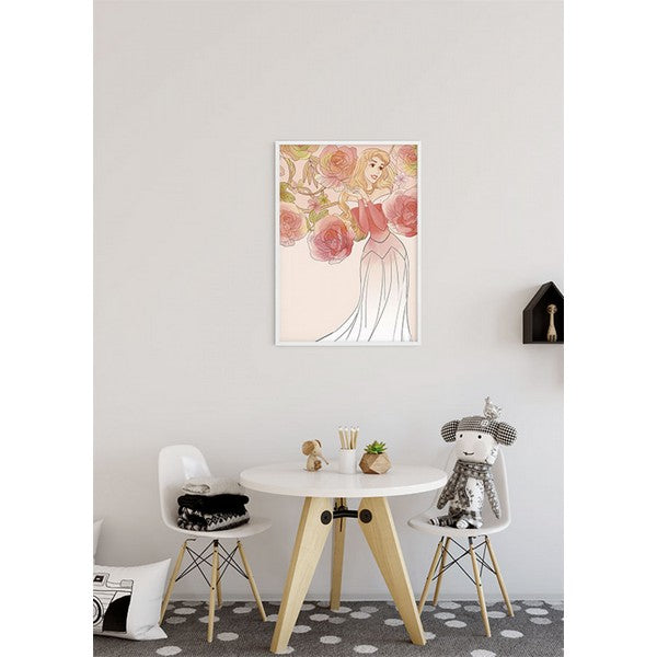 Plakat Tornerose roser - 50x70 cm