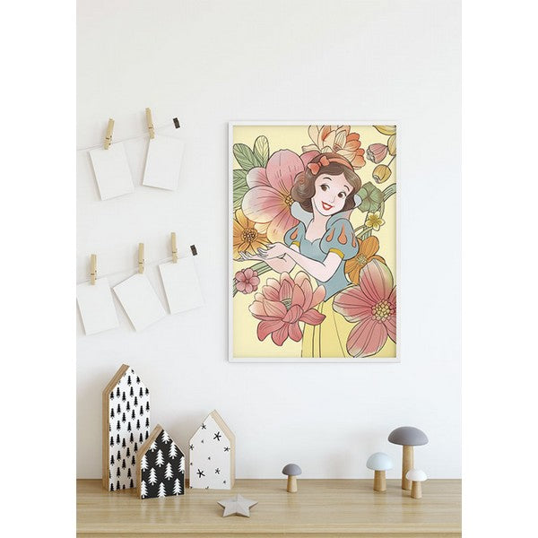 Plakat Snehvide blomster - 40x50 cm
