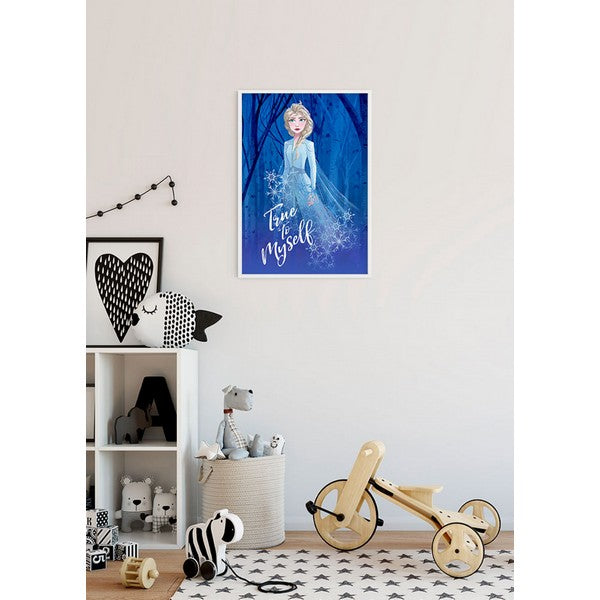 Plakat Frozen 2 Elsa tro mod mig selv - 50x70 cm